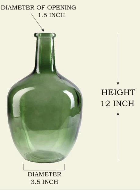 round glass vase with narrow neck 3 round glass vase with narrow neck 3