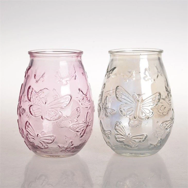 Crystal Clear Glass Vase For Home Office Decor