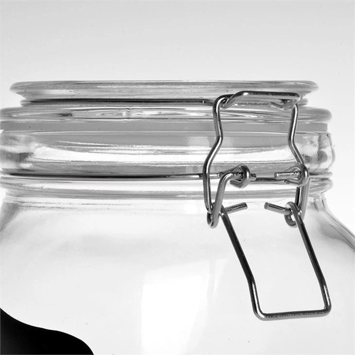Square Glass Jars Canisters With Lids