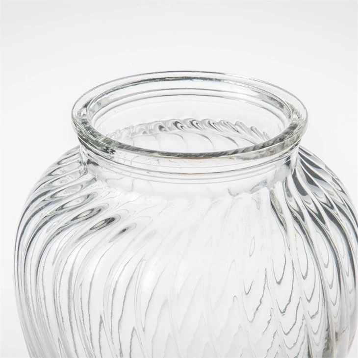 Glass Drinking Dispenser With Lid