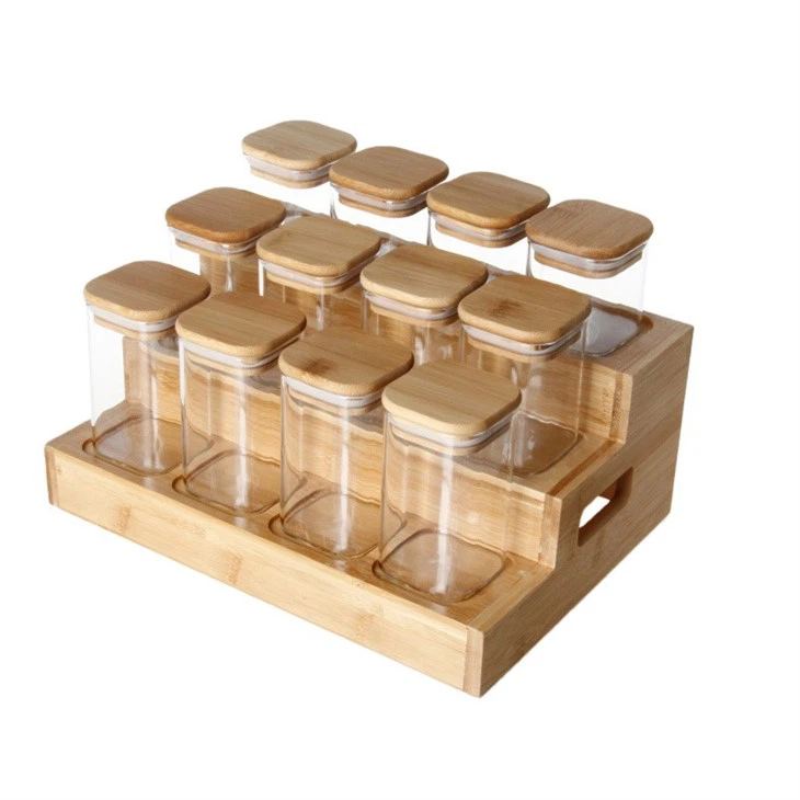 12-Piece Square Glass Canister Set best